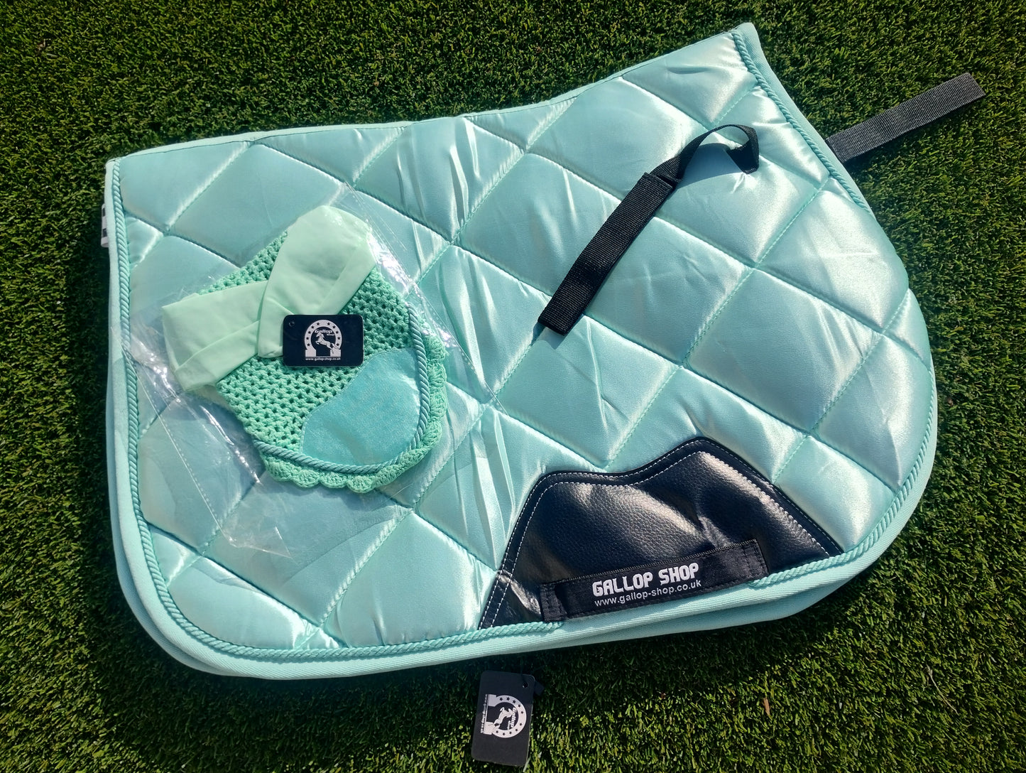 Pony/Cob Saddle pad and fly hood set