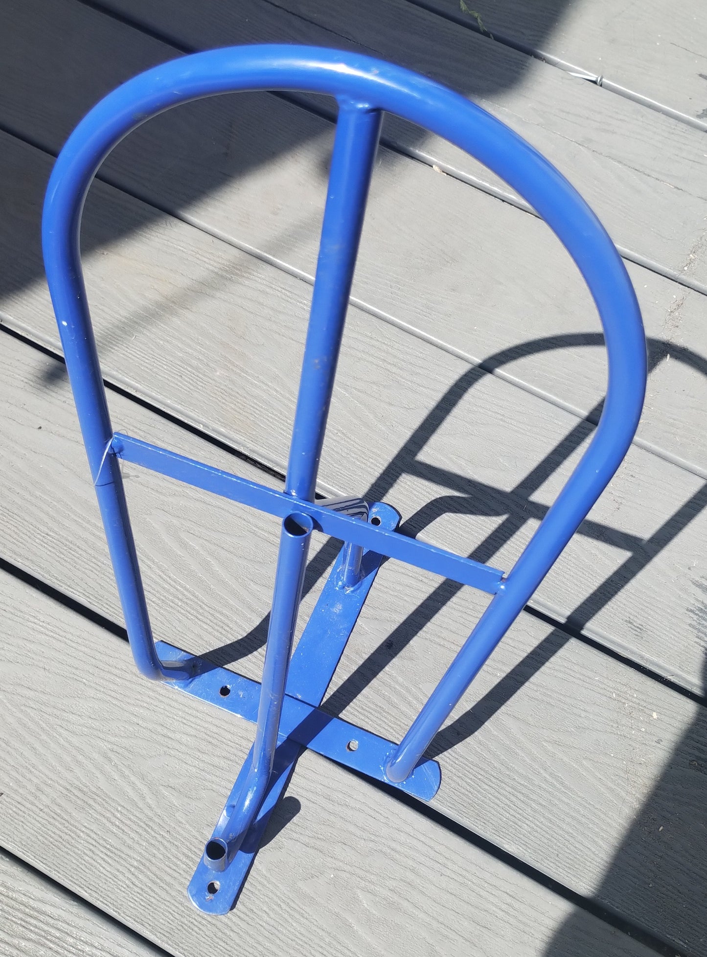Blue Saddle rack