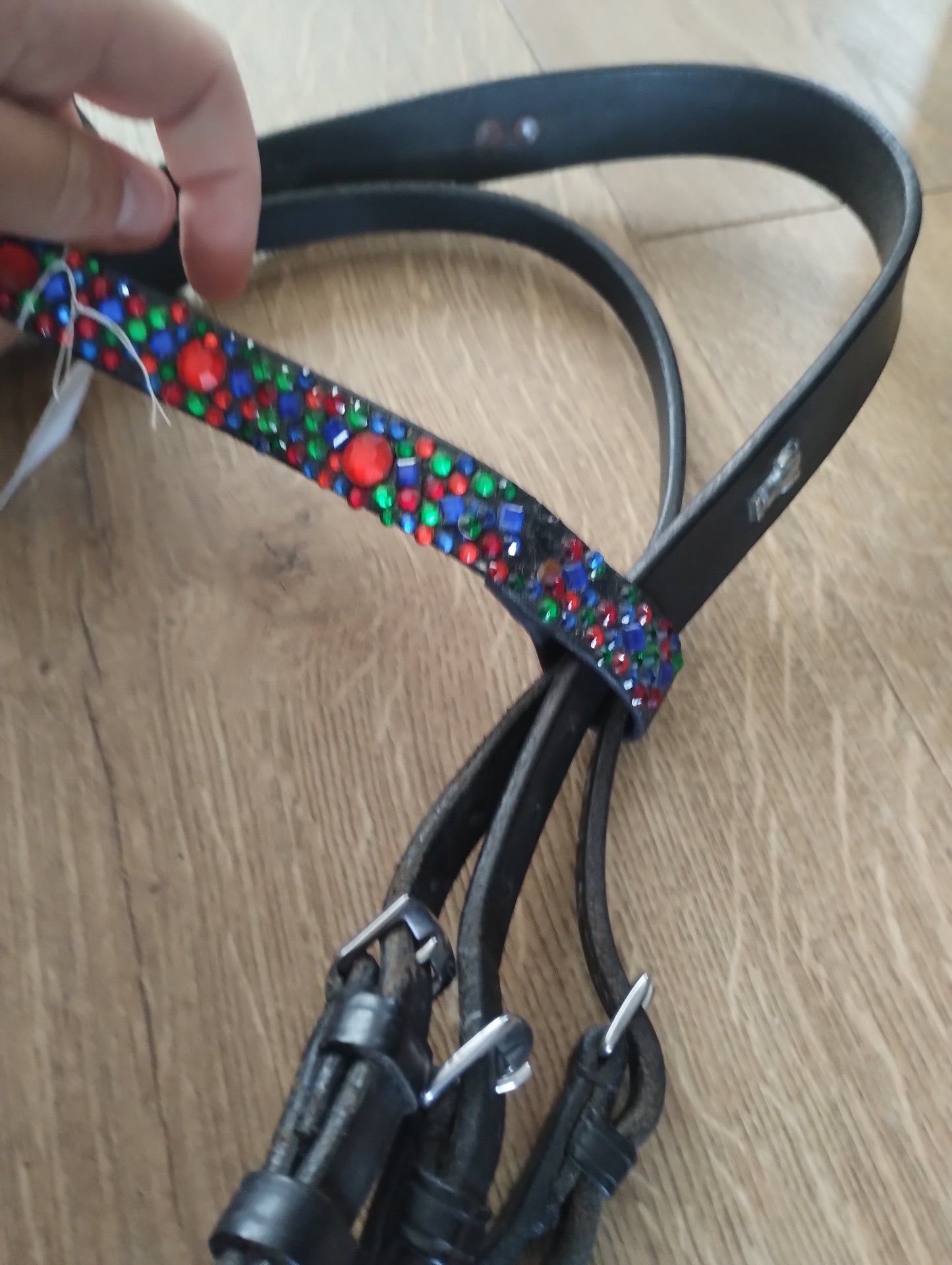 Pony Black Leather Sabre Bridle