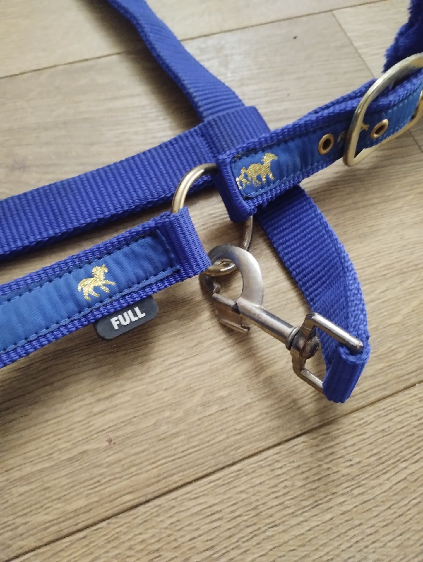 Blue Full size Fluffy Head Collar