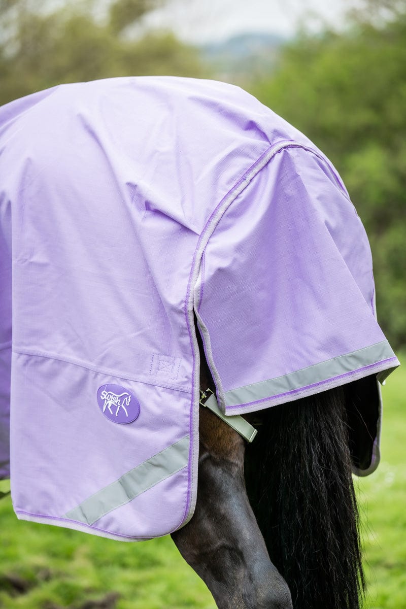 Swish 0g Detachable Neck Turnout Rug - Violet
