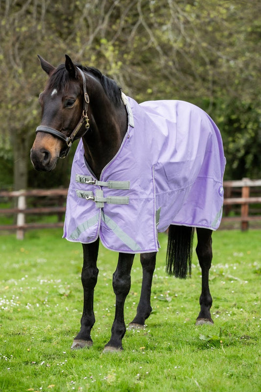 Swish 0g Detachable Neck Turnout Rug - Violet
