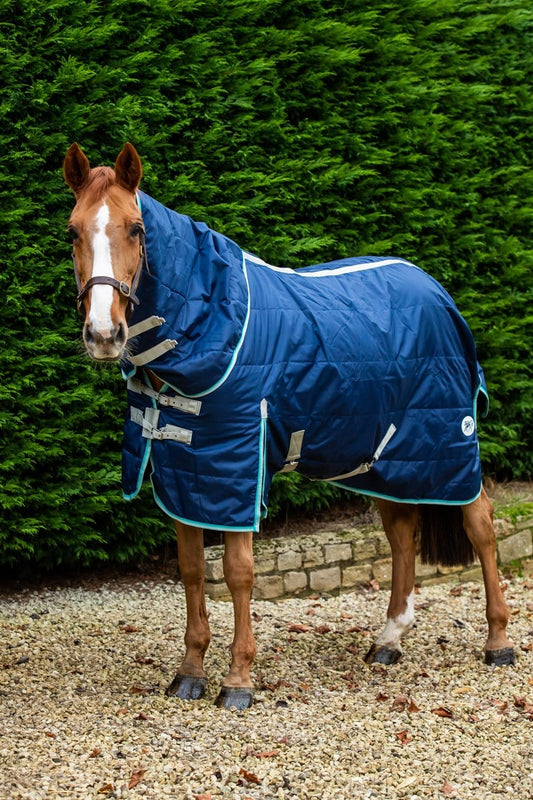 Swish 200g Stable Rug With Detachable Neck - Navy