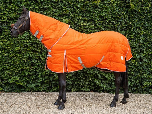 Swish 200g Stable Rug With Detachable Neck - Orange
