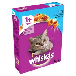 Whiskas 1+ Cat Complete Dry with Tuna 825g