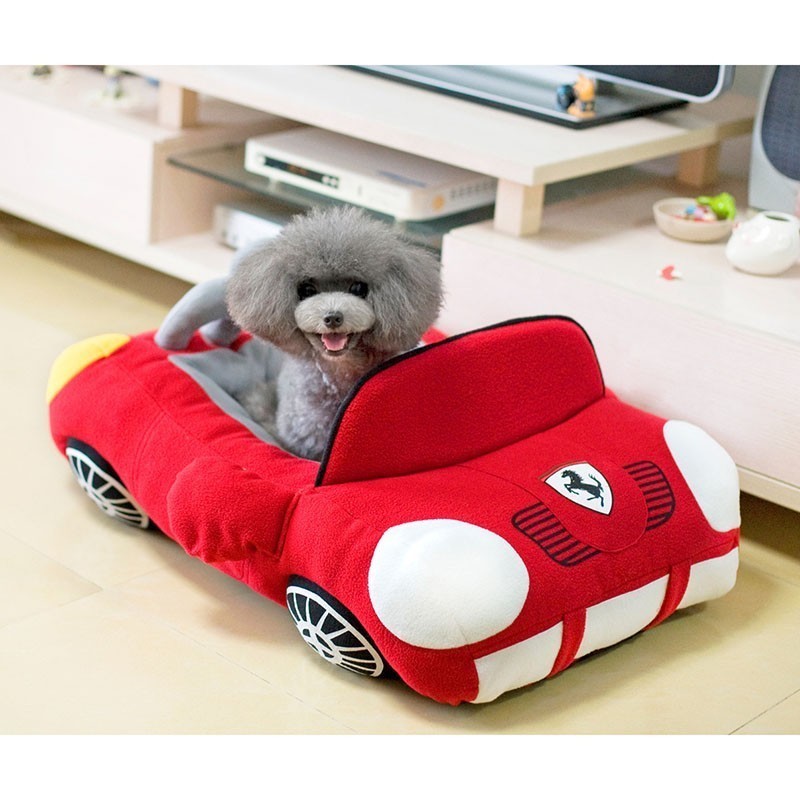 Car compartment seat pet bed
