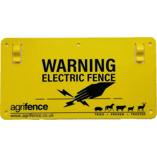 Pack of 3 Agrifence Warning Signs