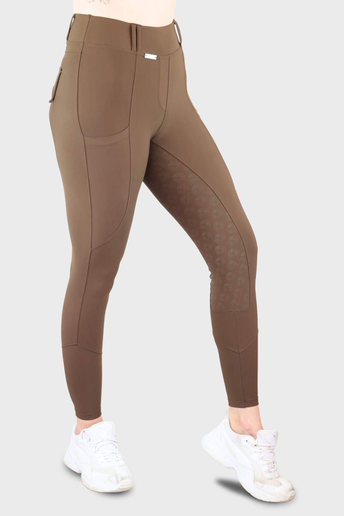 EQUEENE Performance Riding Breeches - Espresso