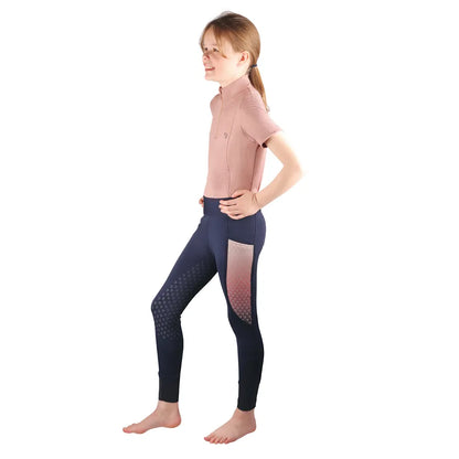 Hy Equestrian Elevate Mizs Sports Shirt- Rose