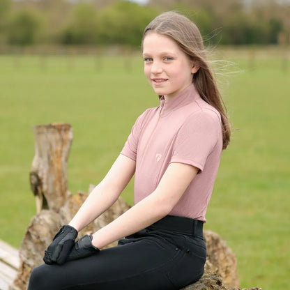 Hy Equestrian Elevate Mizs Sports Shirt- Rose