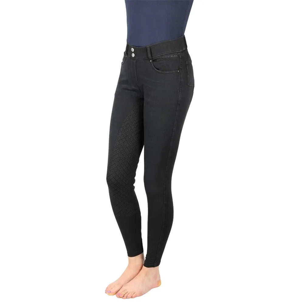 Hy Equestrian Elevate Denim Breeches- Various Colours