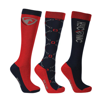 HyConic Pattern Socks- Adult (Pack of 3)