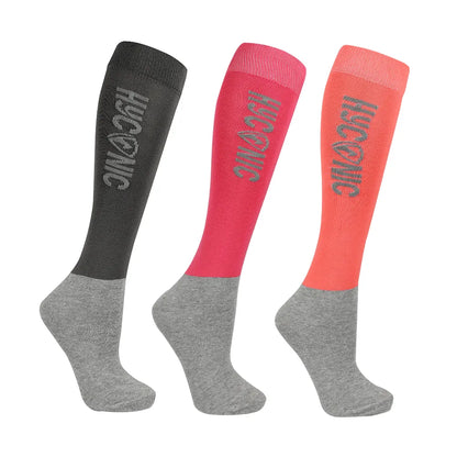 HyConic Socks- Adult 4-8 (Pack of 3)