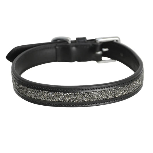 Hy Equestrian Encrusted Dog Collar- 12 Inch