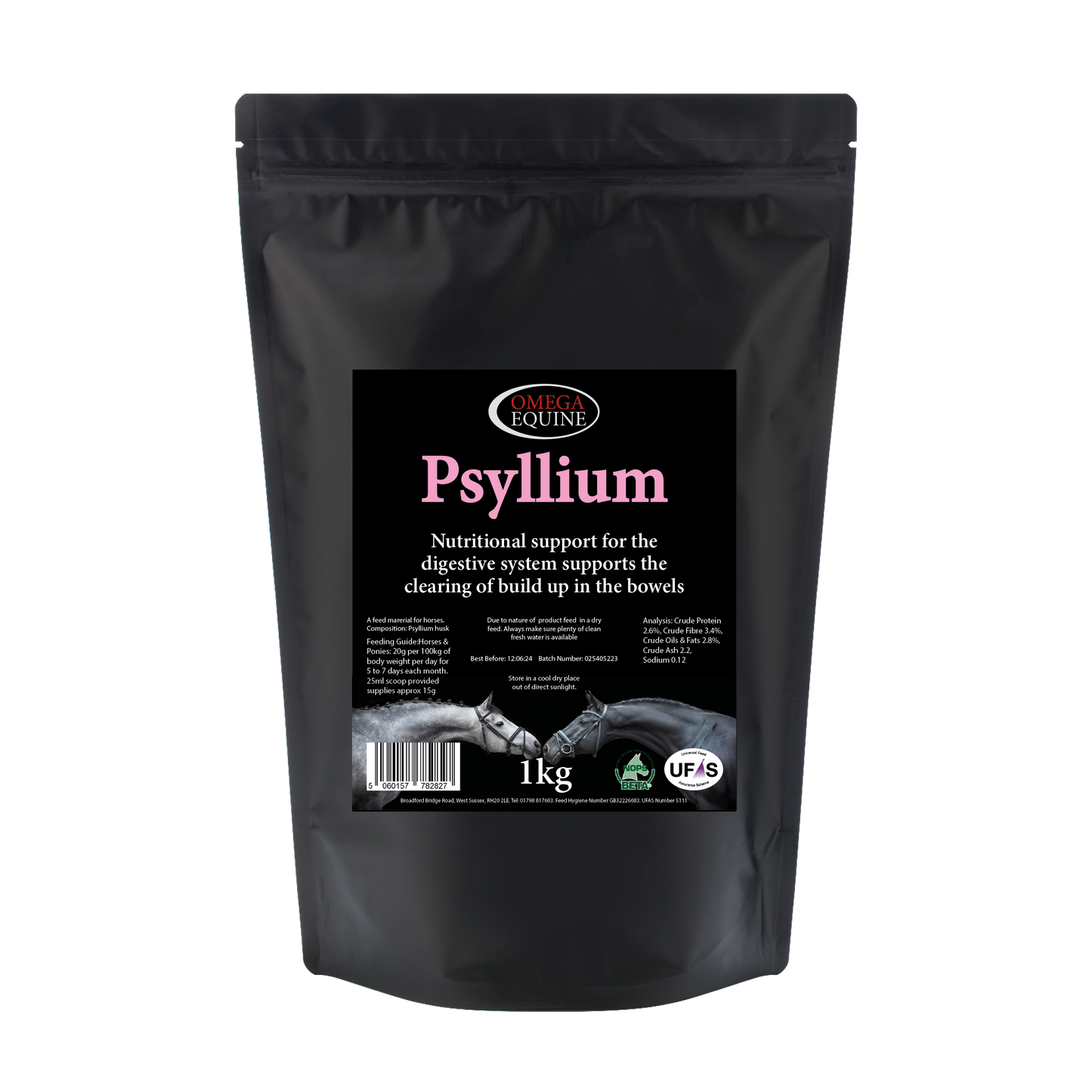 Omega Equine Psyllium 1kg