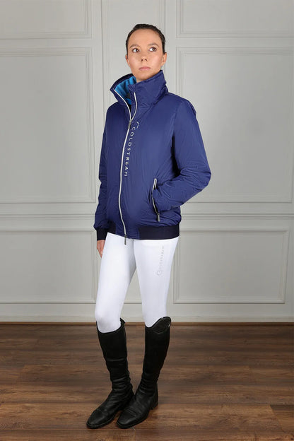 Coldstream Lanton Blouson Jacket- Marine Blue