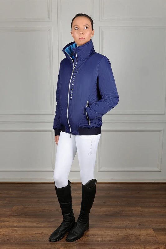 Coldstream Lanton Blouson Jacket- Marine Blue