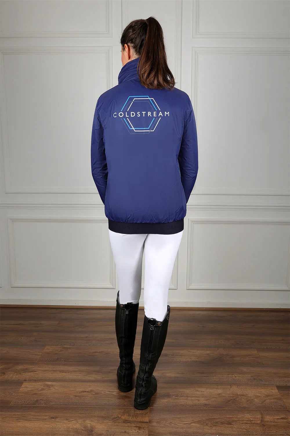 Coldstream Lanton Blouson Jacket- Marine Blue
