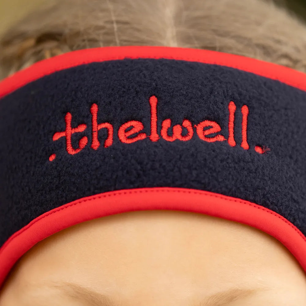 Hy Equestrian Thelwell Collection Practice Makes Perfect Fleece Headband & Scarf Set