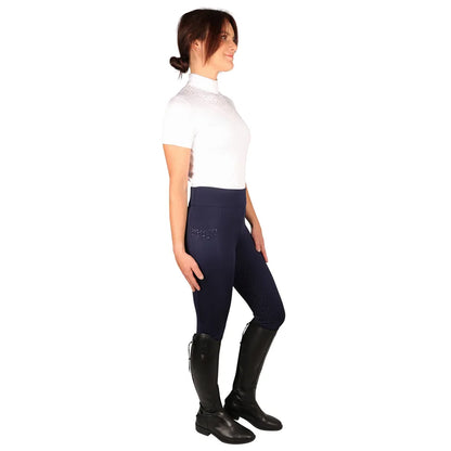 Hy Equestrian Roka Regal Riding Tights Navy