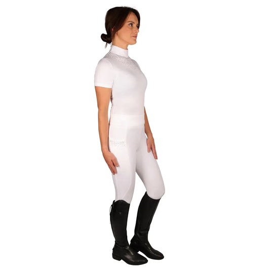 Hy Equestrian Roka Regal Riding Tights White