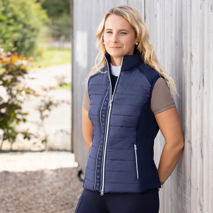 Hy Equestrian Elevate Allure Gilet- Navy