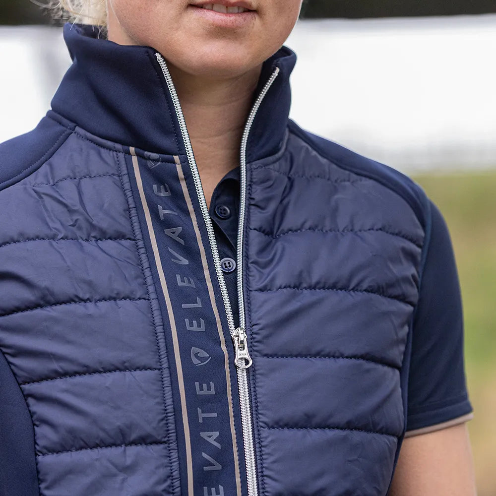 Hy Equestrian Elevate Allure Gilet- Navy