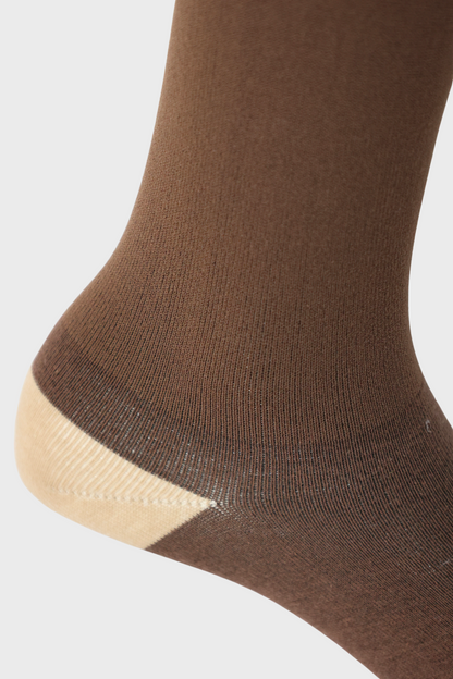 EQUEENE Performance Riding Socks - Brown