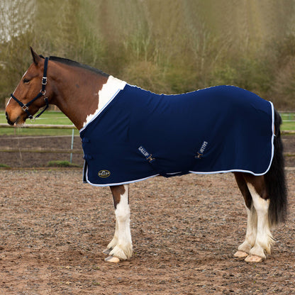 NEW GALLOP Navy Jersey Cooler Rug