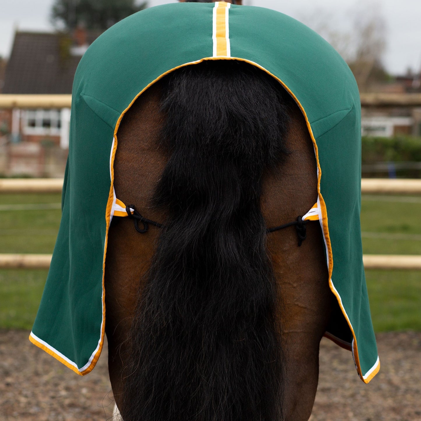 NEW GALLOP Green Jersey Cooler Rug