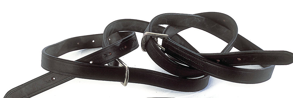 54" Windsor Equestrian Adult Stirrup Leathers- Black or Havanna