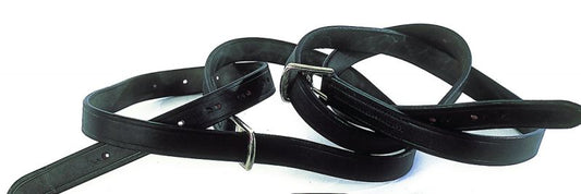 Windsor Equestrian Childrens 48" Stirrup Leathers Black