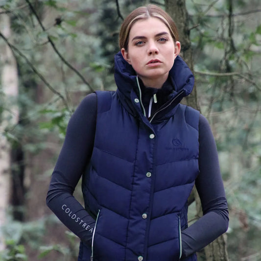 Coldstream Kimmerston Quilted Gilet- Navy