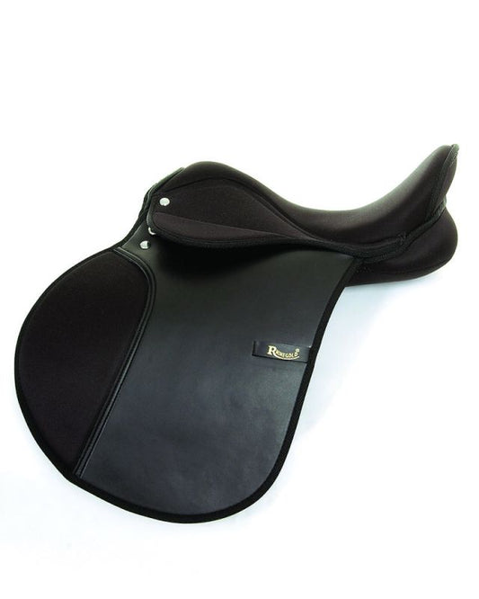 Rhinegold Synthetic GP Saddle- Extra Wide Fit