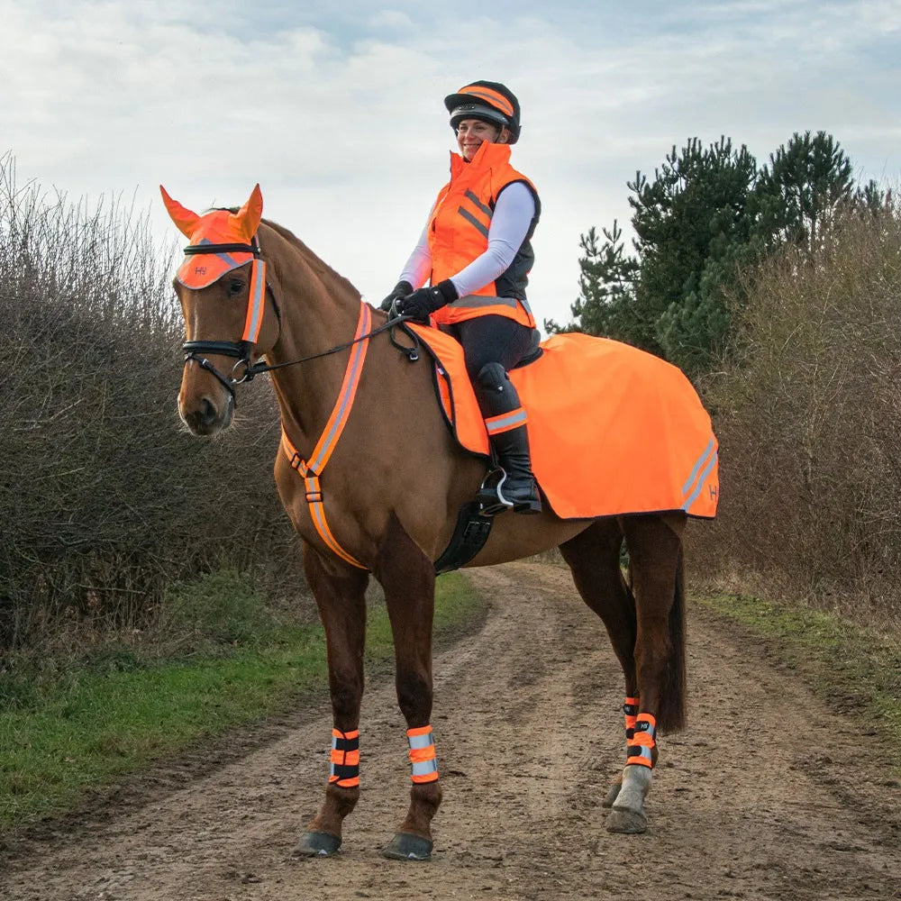 Hy Equestrian Reflective Fleece Exercise Sheet
