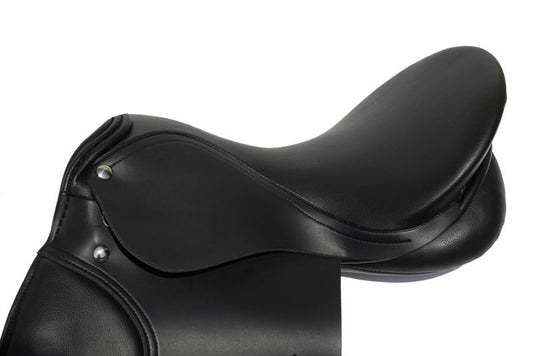 Rhinegold London Synthetic GP Saddle- Black
