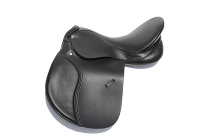 Rhinegold London Synthetic GP Saddle- Black
