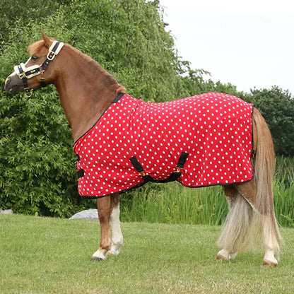 Dotty Rosette Red