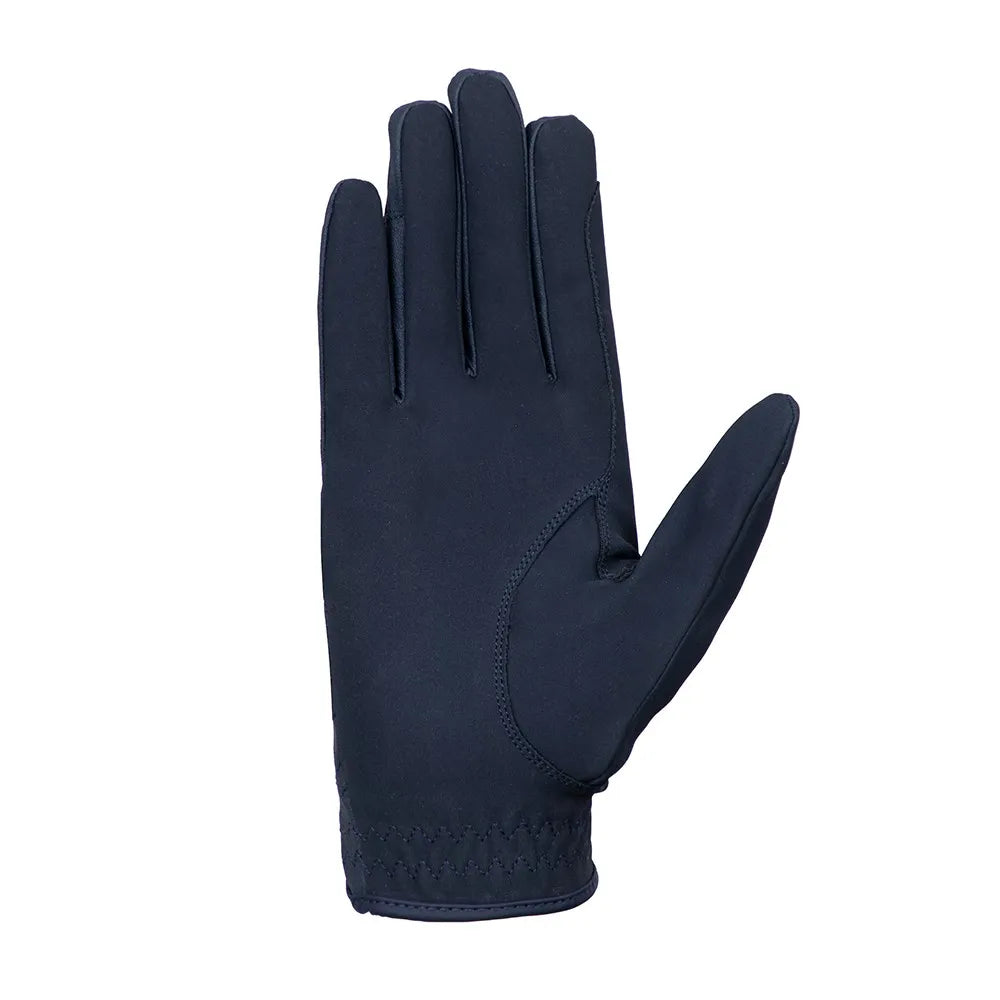 Hy Equestrian Signature Riding Gloves- Navy