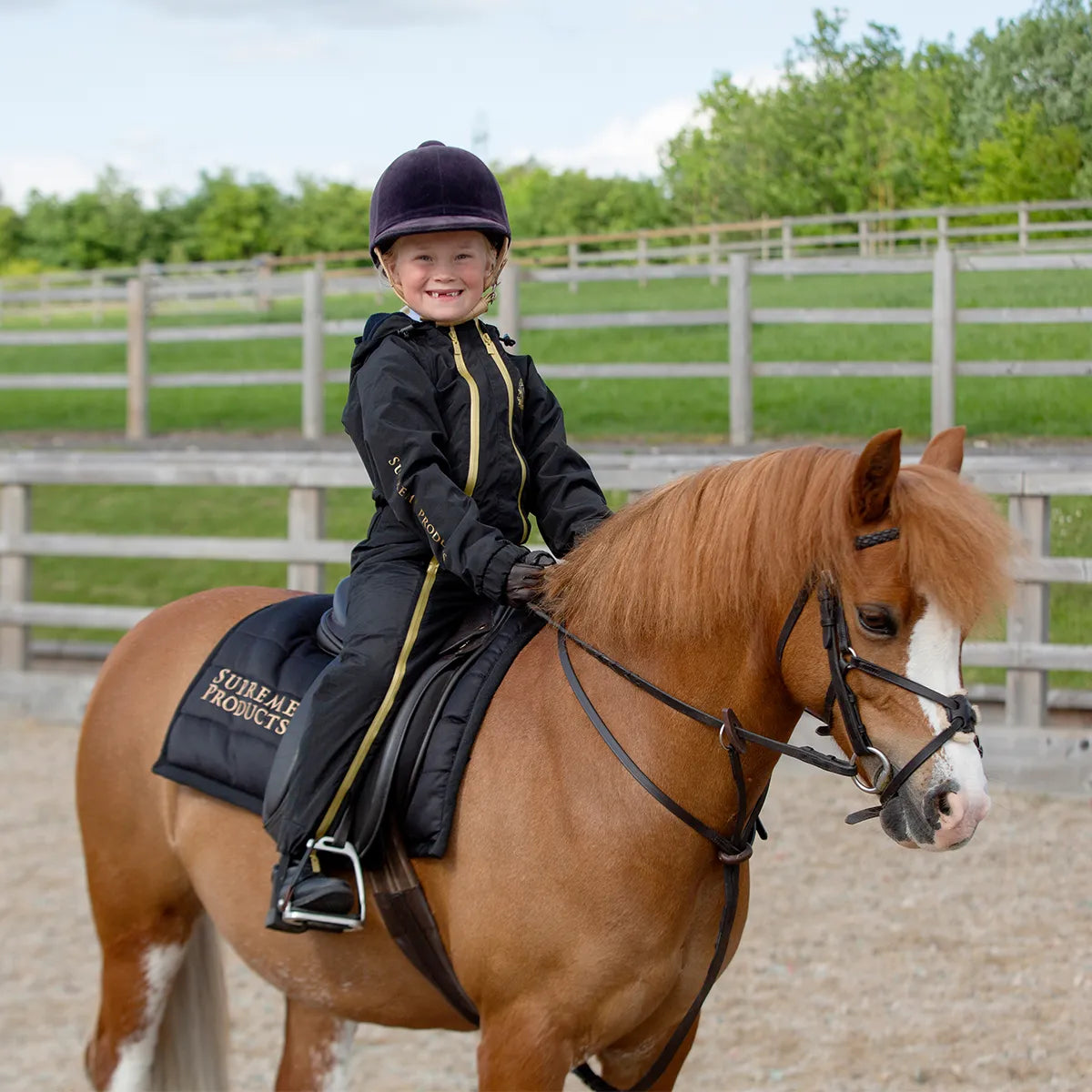 Supreme Products Active Rider Junior Show Riding Waterproof Onesie