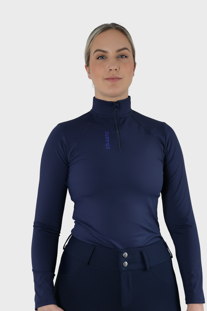 EQUEENE Classic Riding Baselayer - Navy