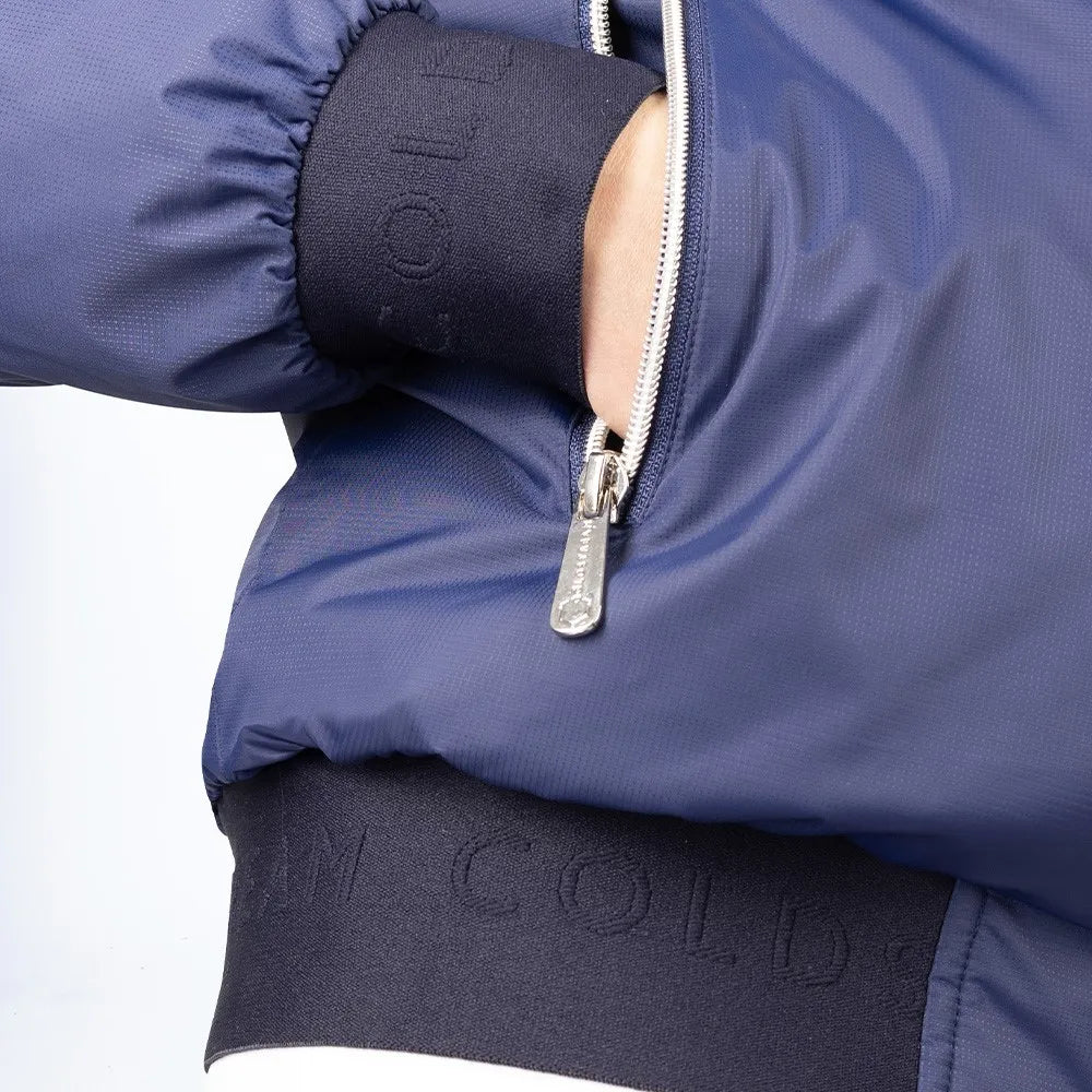 Coldstream Lanton Blouson Jacket- Marine Blue