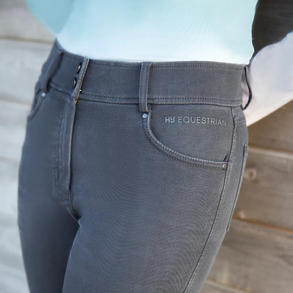 Hy Equestrian Elevate Denim Breeches- Various Colours