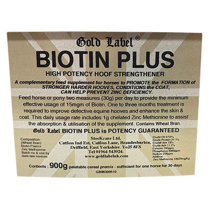 Gold Label Biotin/ Biotin Plus 900g