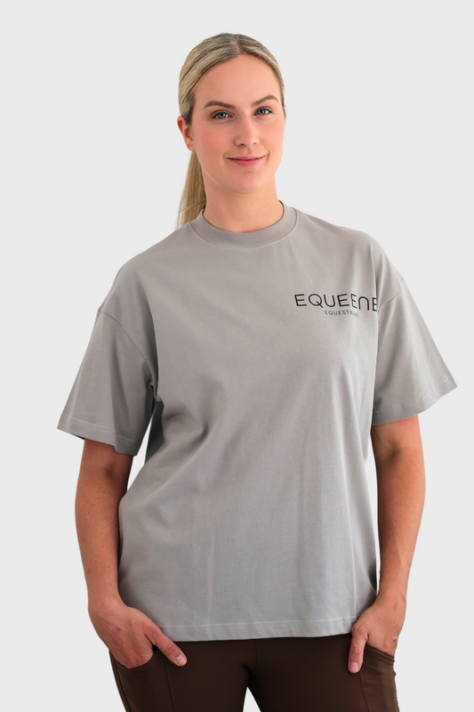 Tessa Oversized Tee - Grey