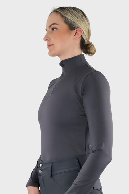 EQUEENE Classic Riding Baselayer - Granite