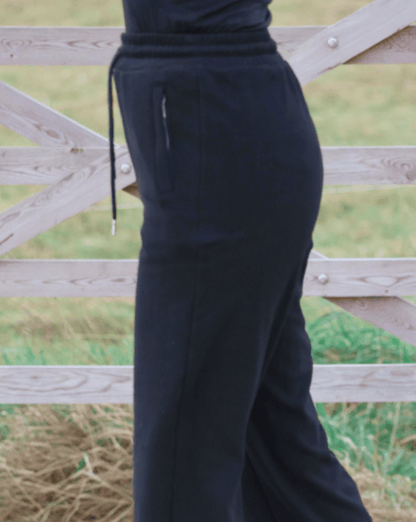 EQUEENE Lola Polar Sweatpants - Black