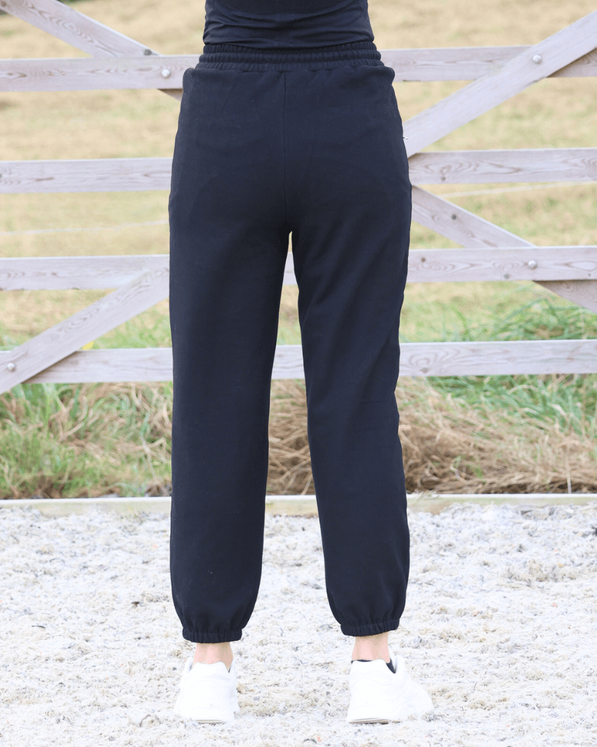 EQUEENE Lola Polar Sweatpants - Black