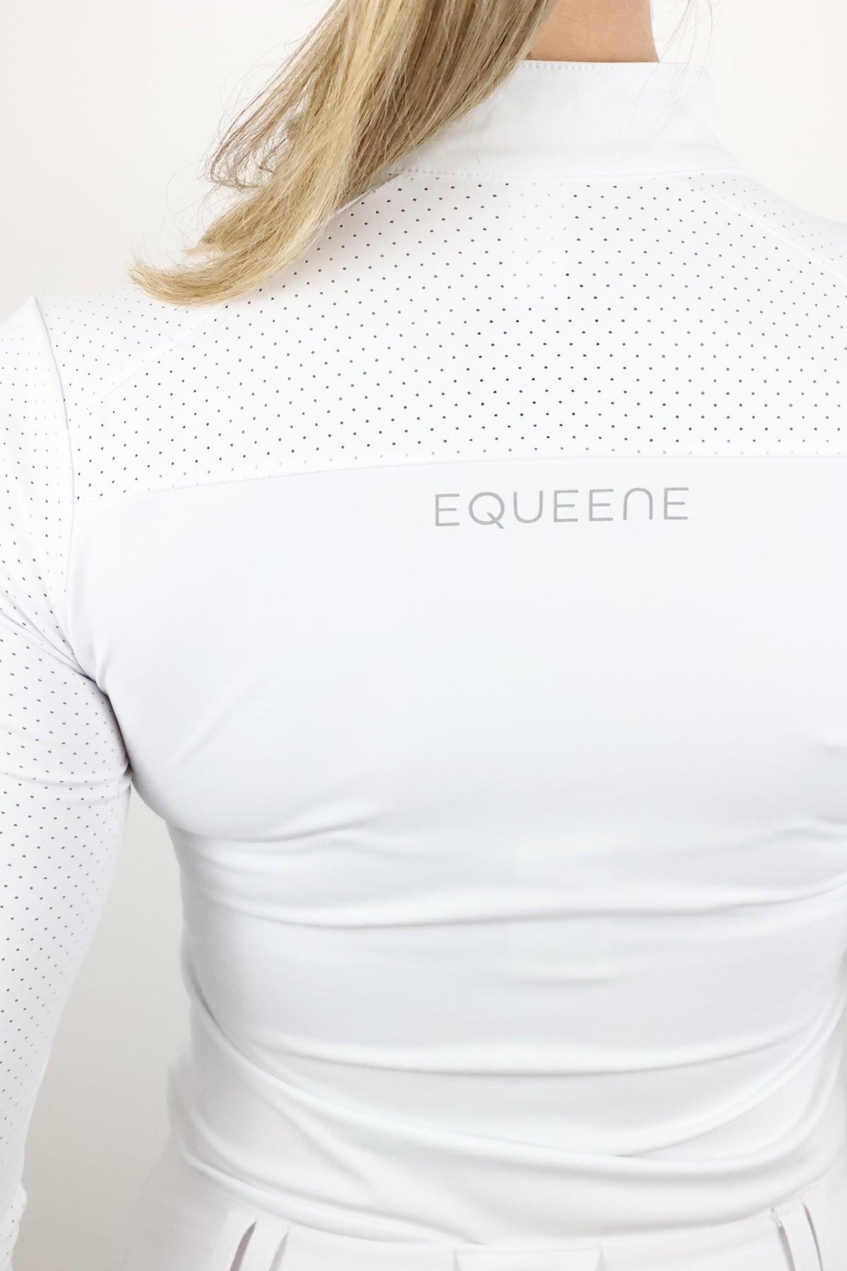 EQUEENE Long Sleeved Show Shirt - White