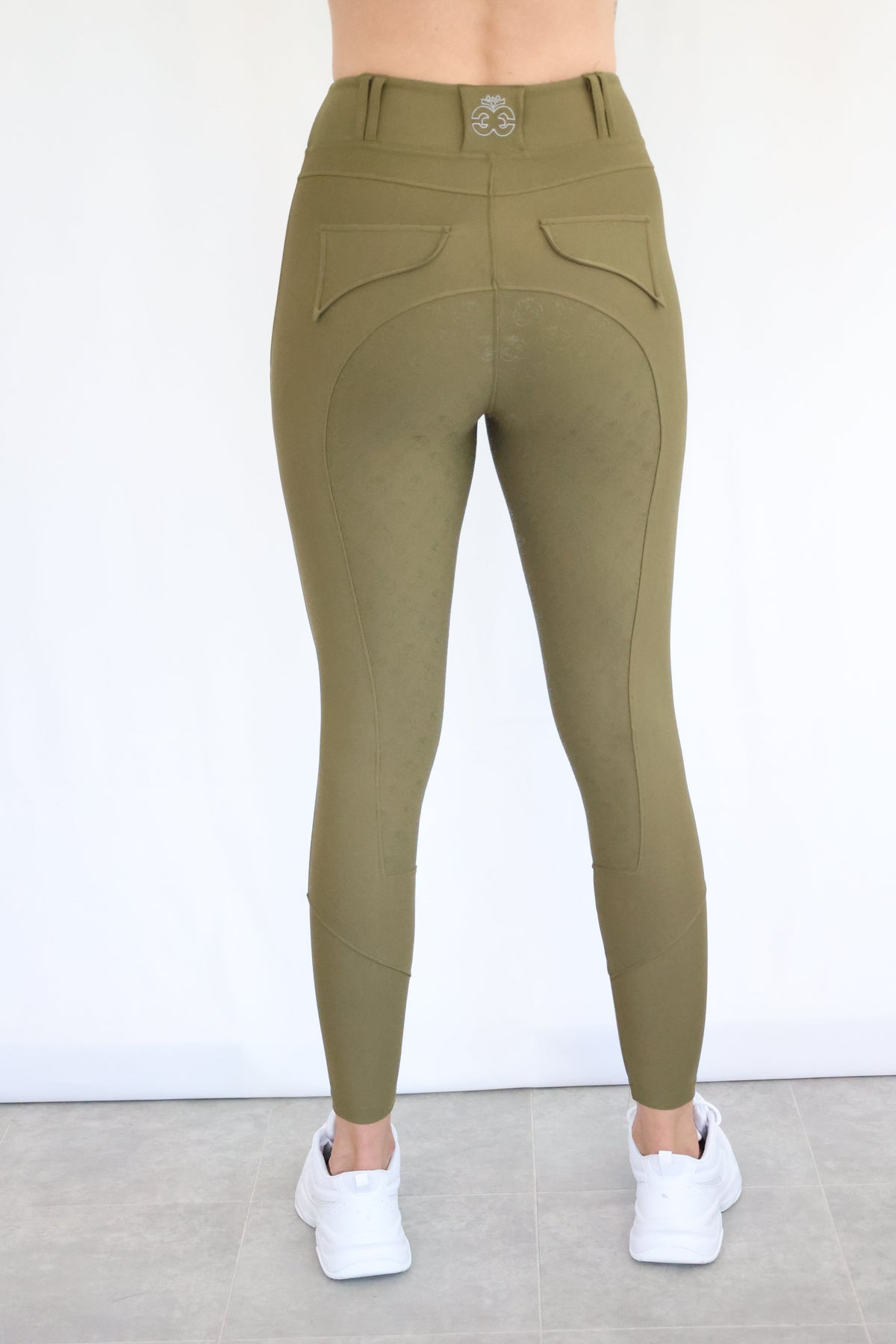 EQUEENE Performance Riding Breeches - Khaki